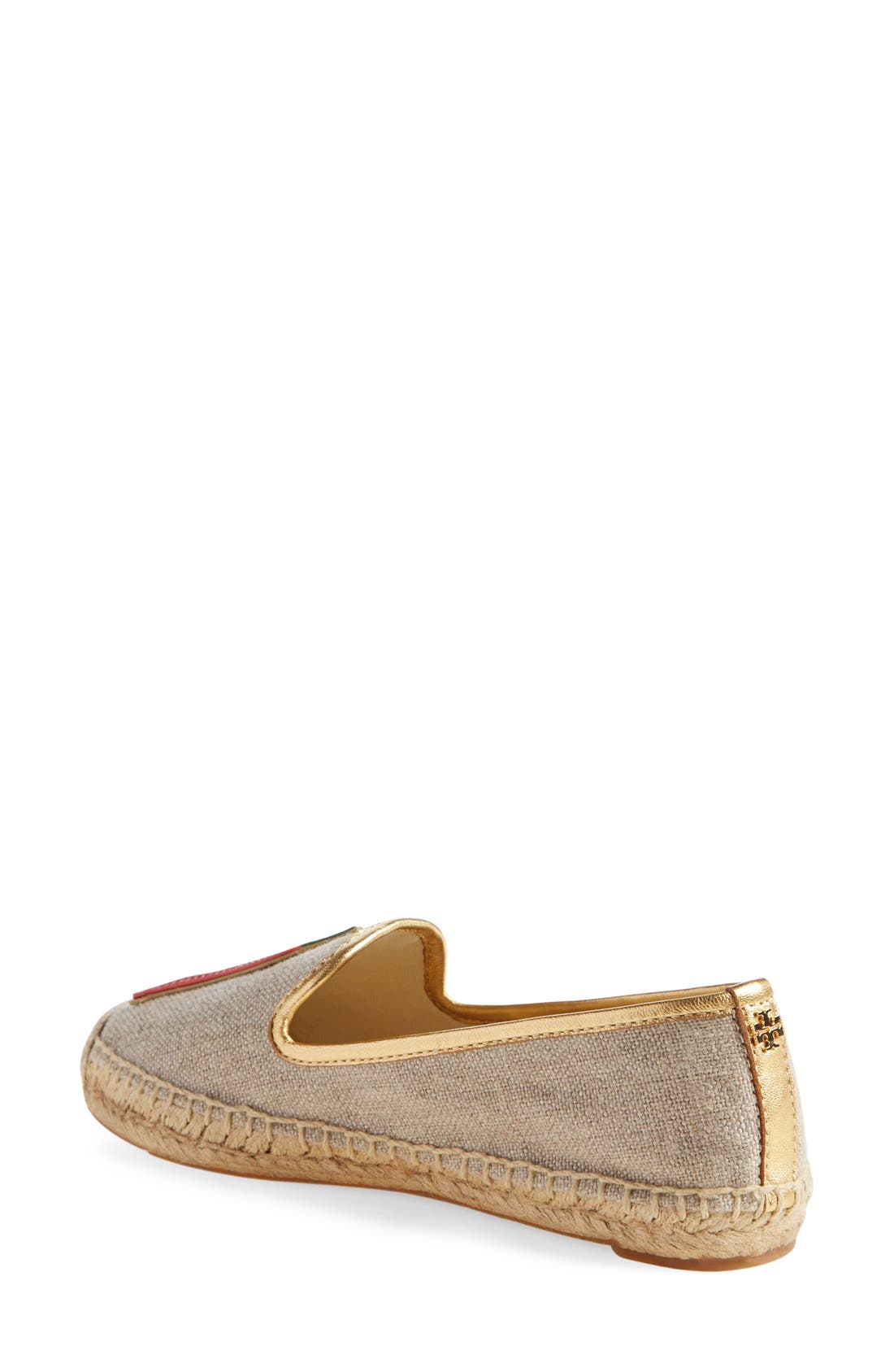 Canvas Espadrille, Alternate, color, NATURAL GOLD