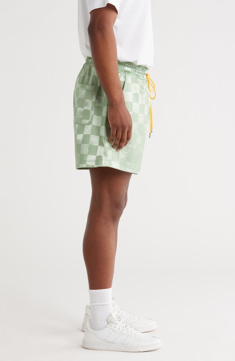 DIET STARTS MONDAY Checkered Shorts, Alternate, color, 