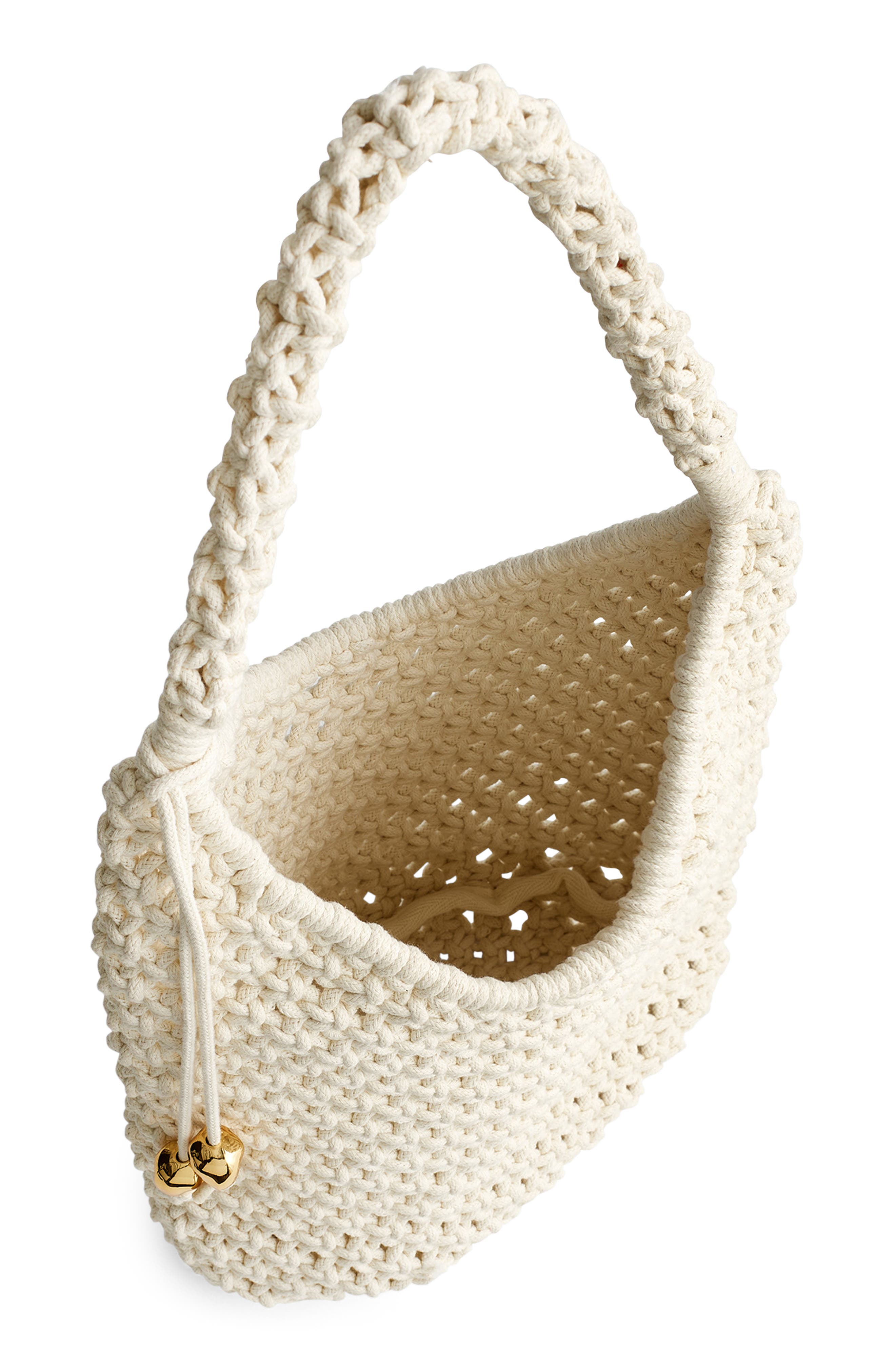 Madewell The Camren Rope Bag, Alternate, color, Antique Cream