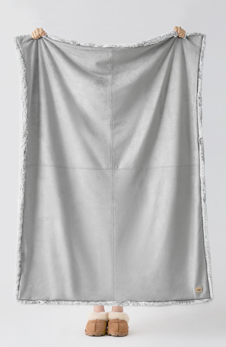 UGG<sup>®</sup> Wyatt Reversible Throw Blanket, Alternate, color,