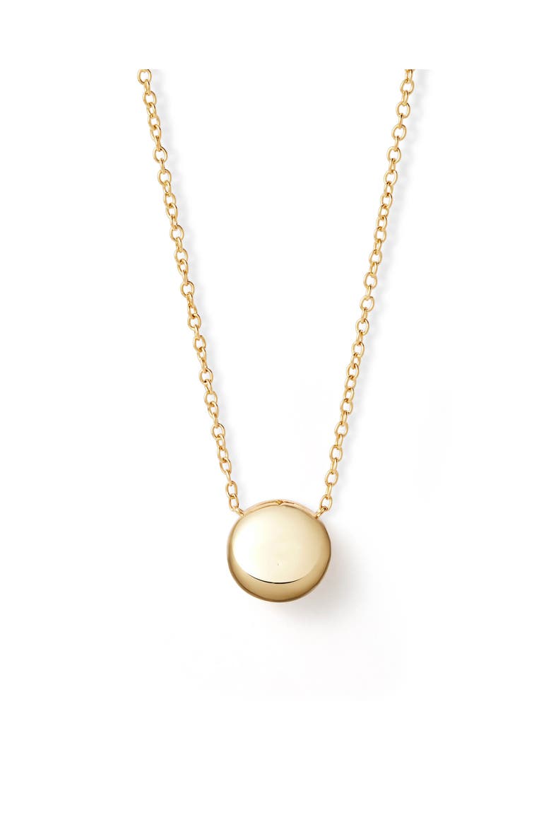 Gold Luna Aqua Quartzite Necklace, Alternate, color, Aqua Quartzite