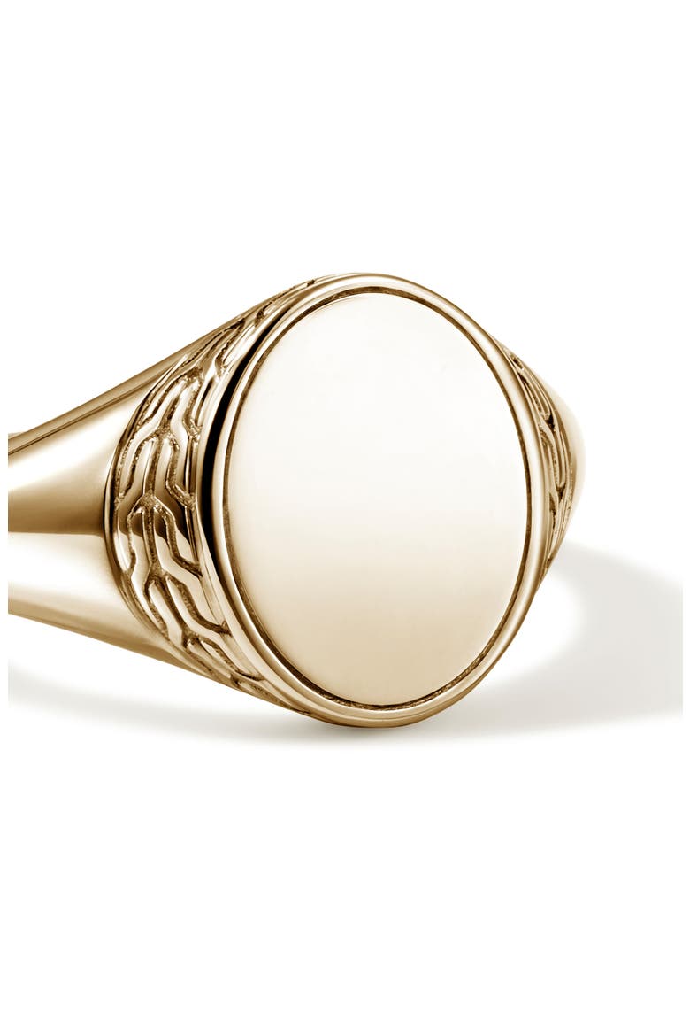 Icon 50 Signet Ring, Alternate, color, GOLD