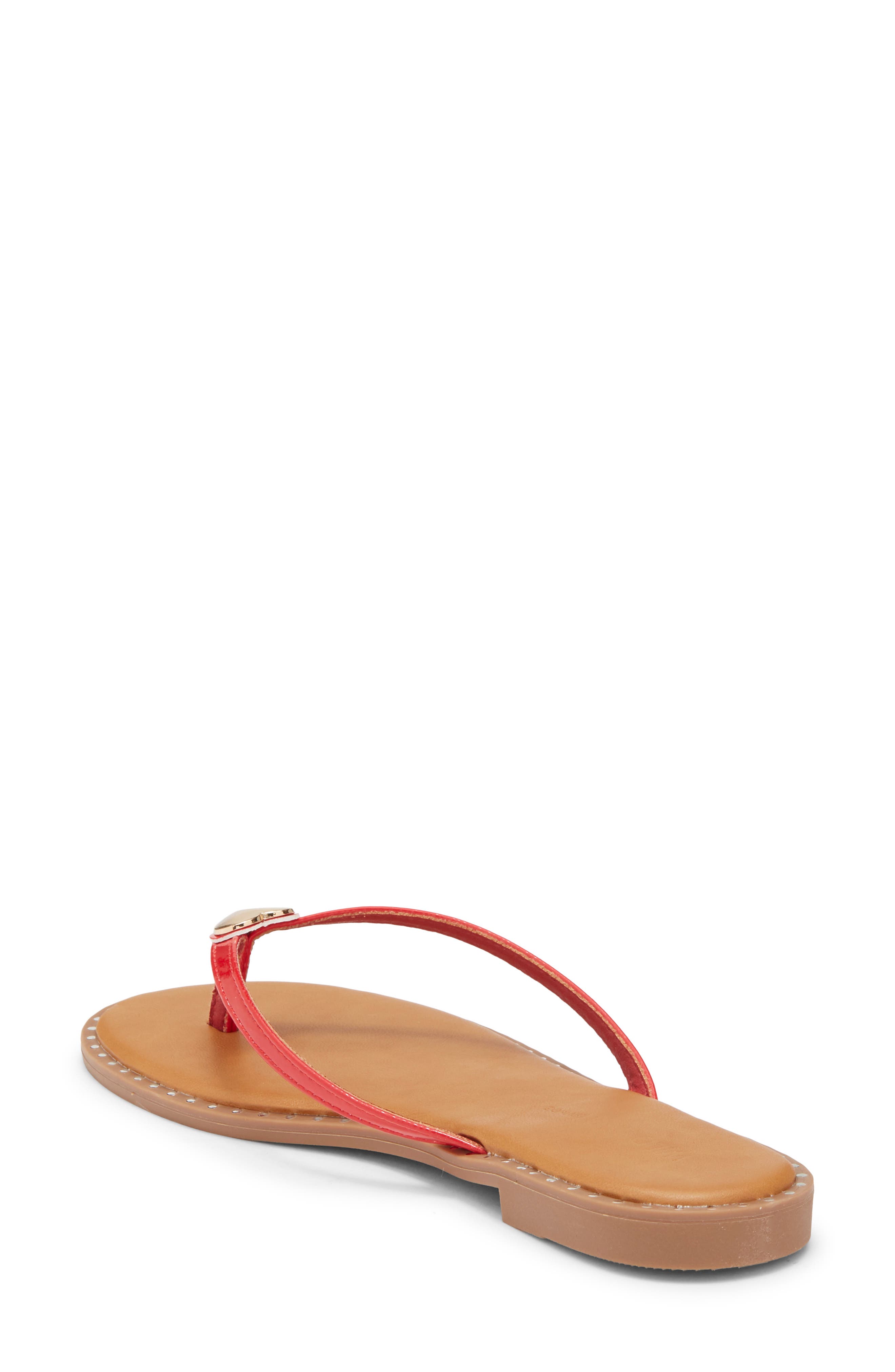 Rici Flip Flop, Alternate, color, RED