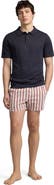 Onia Linen Sweater Short Sleeve Polo