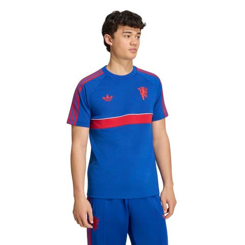 Men's adidas Originals Royal Manchester United T-Shirt