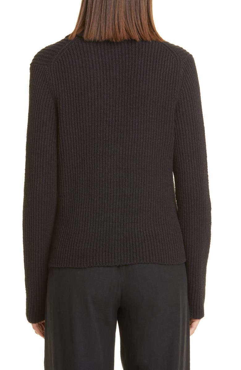 Vince Rib Polo Cardigan, Alternate, color,