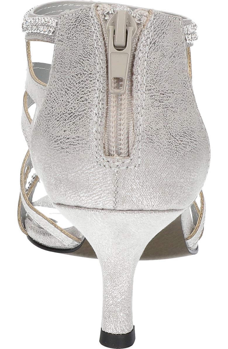 EASY STREET Flattery Cage Pump - Multiple Widths Available, Alternate, color, Silver