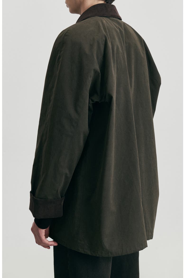 Unisex Waxed Cotton Hunting Jacket, Alternate, color, KHAKI