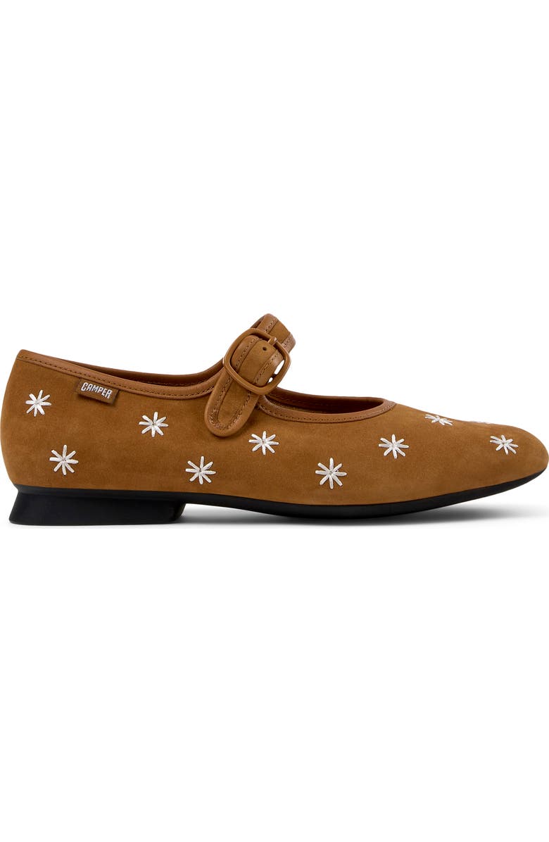 Camper Casi Myra Mary Jane Flat, Alternate, color, Medium Brown