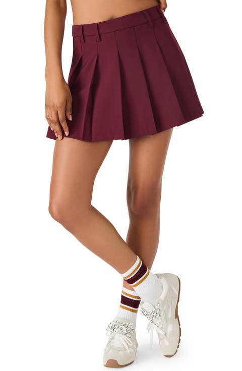 Margo Pleated Miniskirt