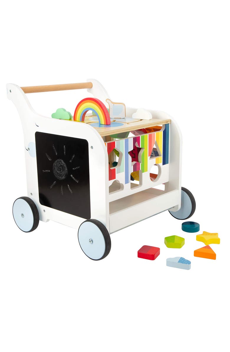 SMALL FOOT Elephant Shape Sorter Walker Toy, Main, color, 