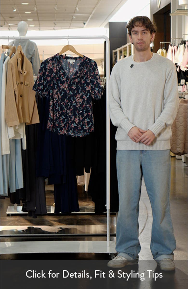 Floral Button-Up Top, sales video thumbnail