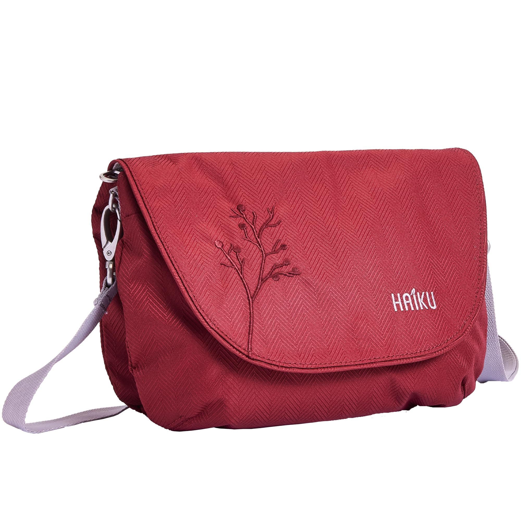 Bliss RFID Blocking Crossbody Saddle Bag, Alternate, color, Rosewood