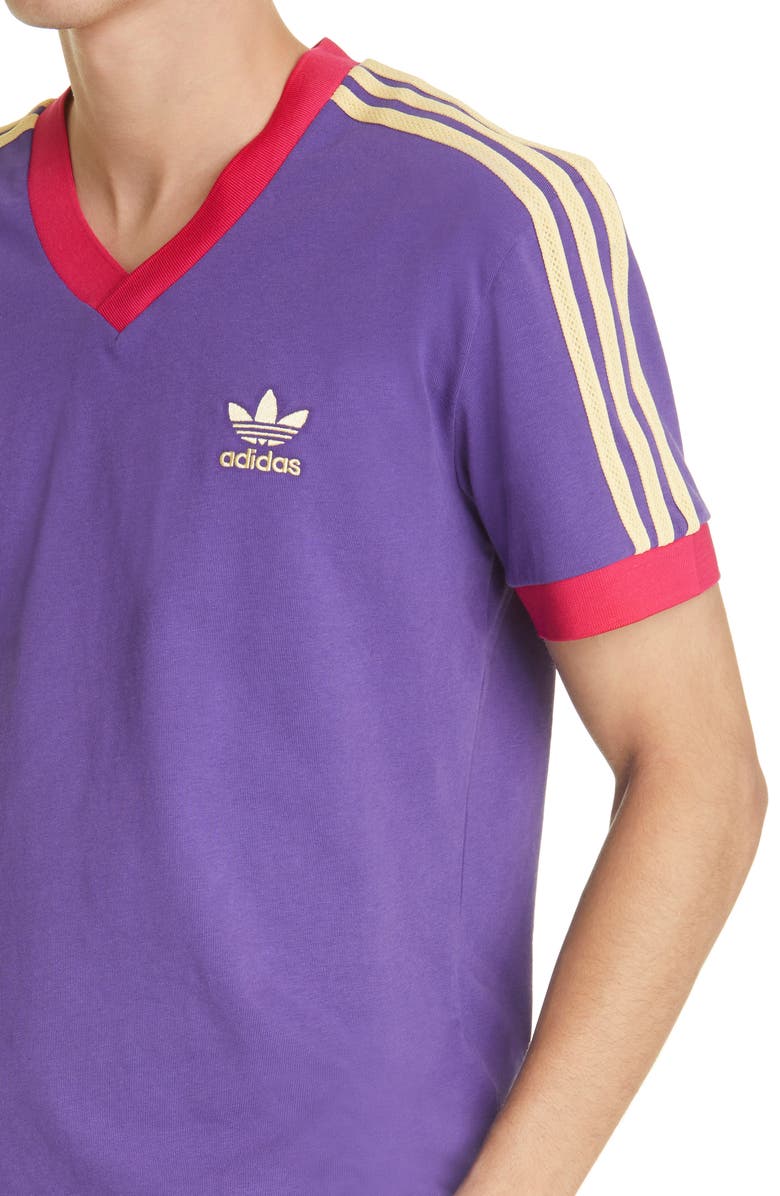 ADIDAS X WALES BONNER '70s V-Neck T-Shirt, Alternate, color,