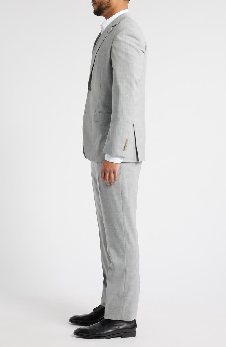Pinstripe Grey Mélange Suit