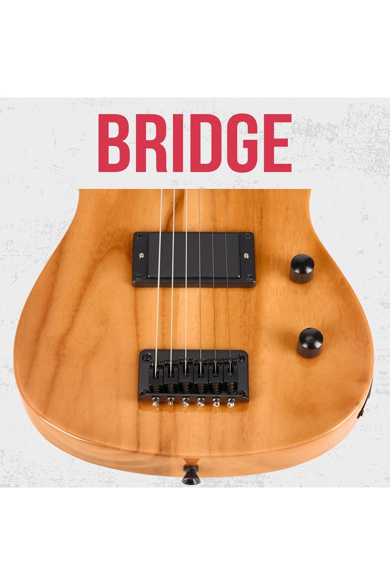 CS 30 Electric Guitar Kit for Beginner with Amp Cable, 6 Picks & Guide, Alternate, color, Natural