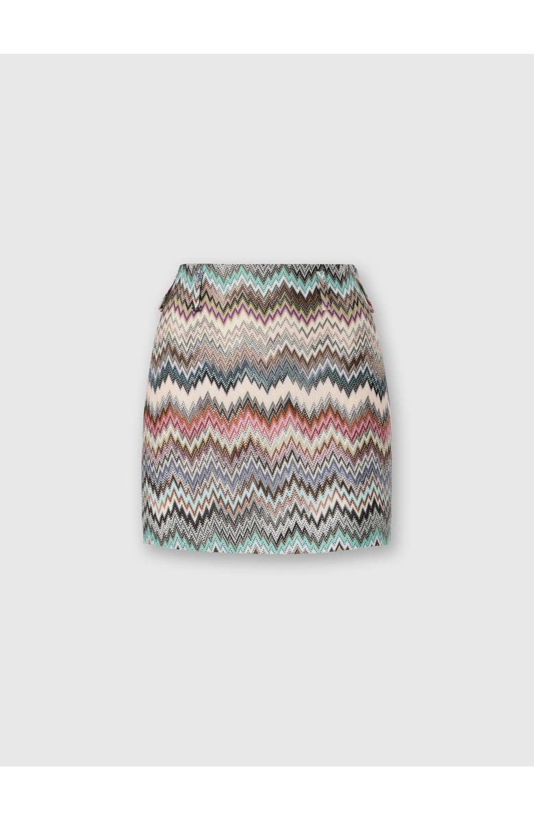 Missoni Mini Skirt With Snake Pattern, Main, color, Multicoloured