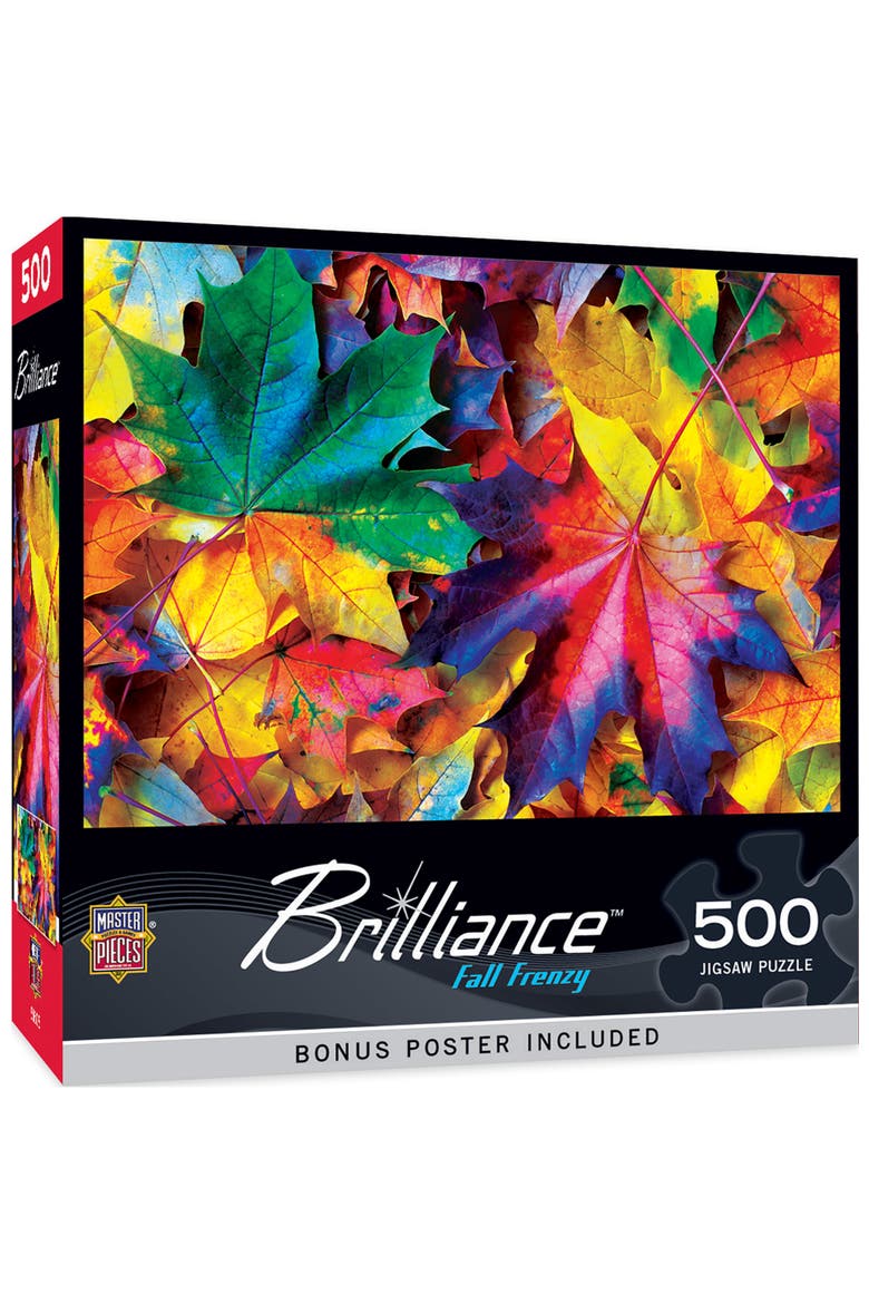 Fall Frenzy 500 Piece Jigsaw Puzzle, Main, color, Multicolor