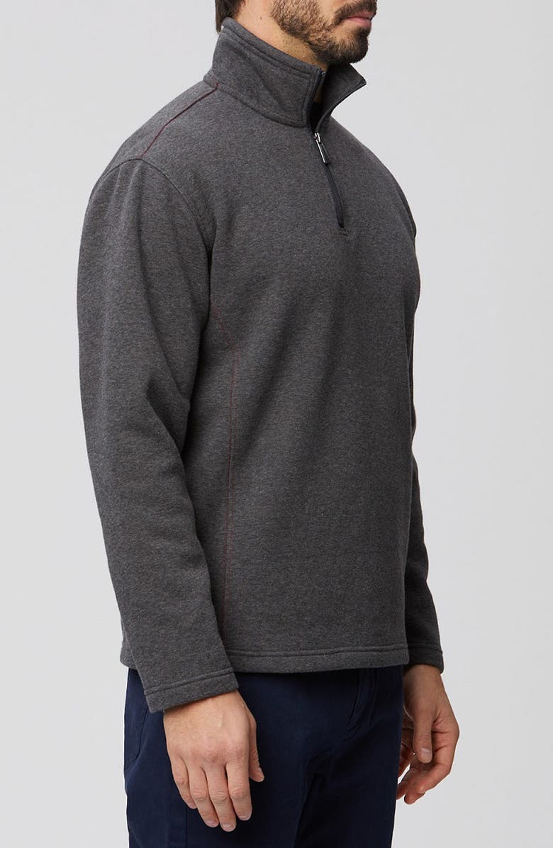 Rainforest Brushed Knit Quarter Zip Pullover, Alternate, color, 