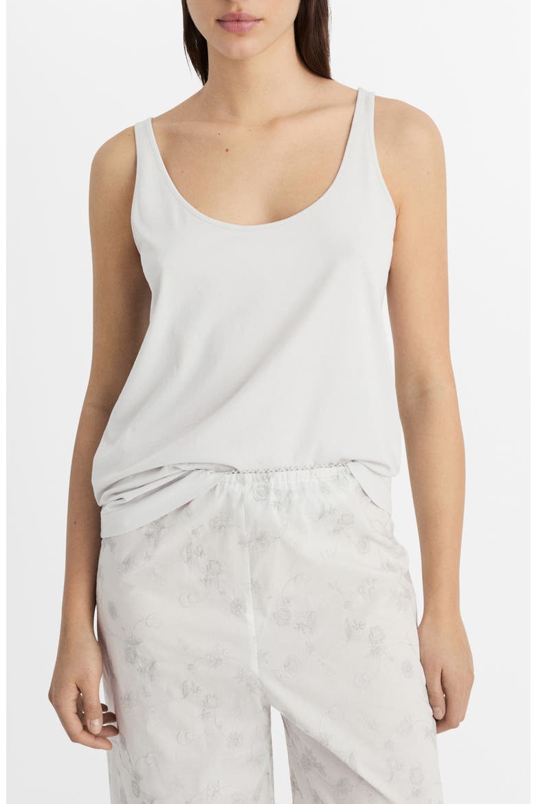 Cotton Lounge Camisole, Main, color, WHITE