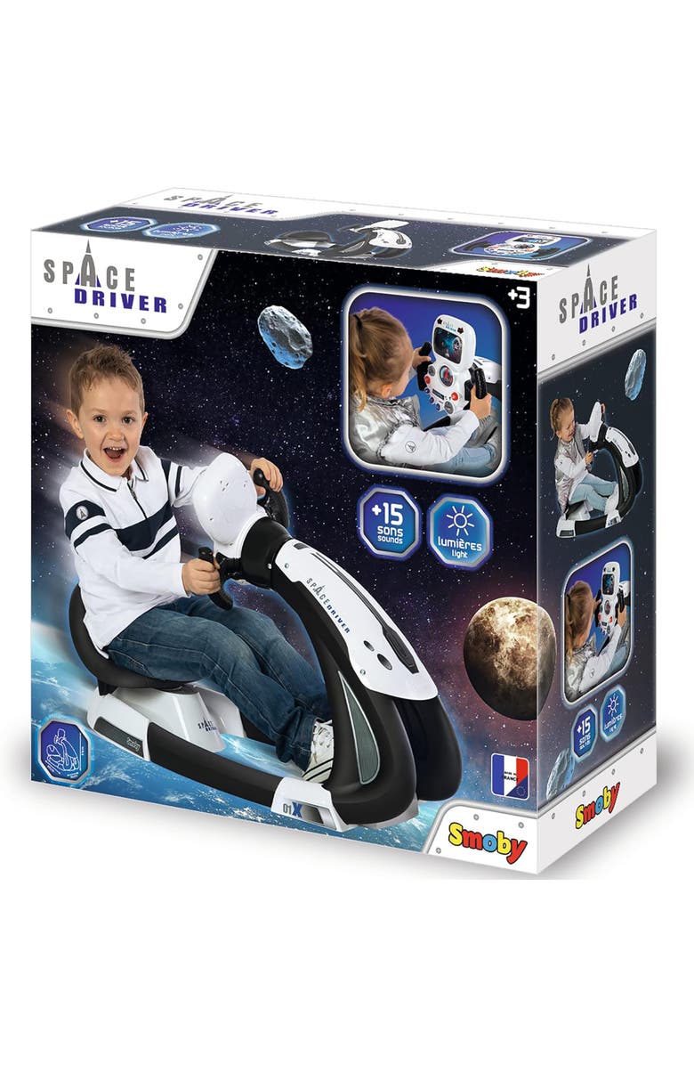 Smoby Space Driver Light & Sound Toy Space Ship Simulator, Ages 3+, Alternate, color, Multicolored
