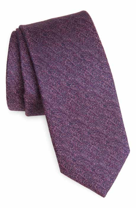 Nordstrom Prescot Solid Textured Silk Tie