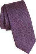 Nordstrom Prescot Solid Textured Silk Tie
