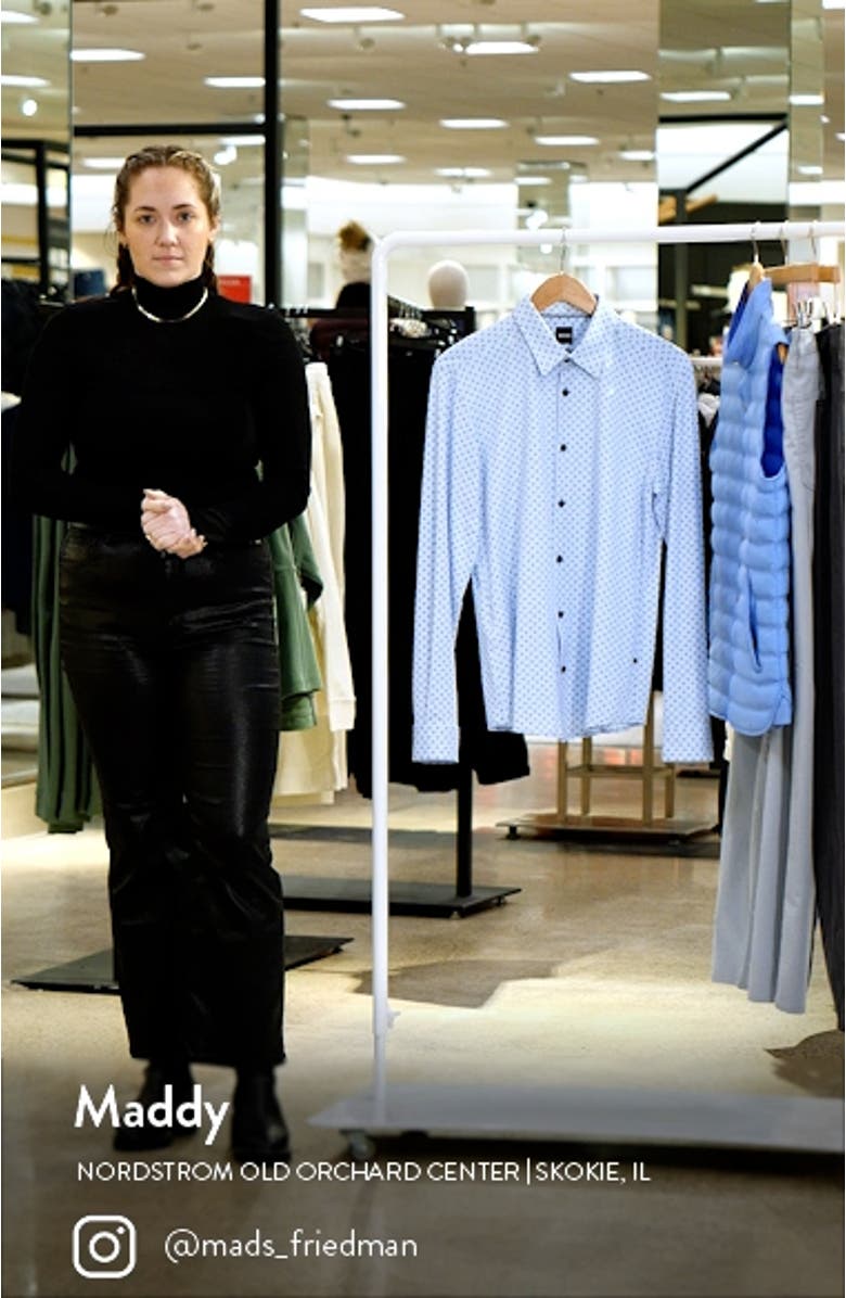 Roan Kent Stretch Recycled Polyamide Button-Up Shirt, sales video thumbnail