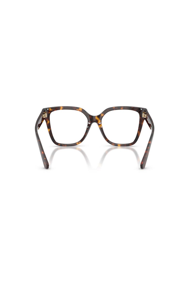 53mm Square optical glasses, Alternate, color, Brown