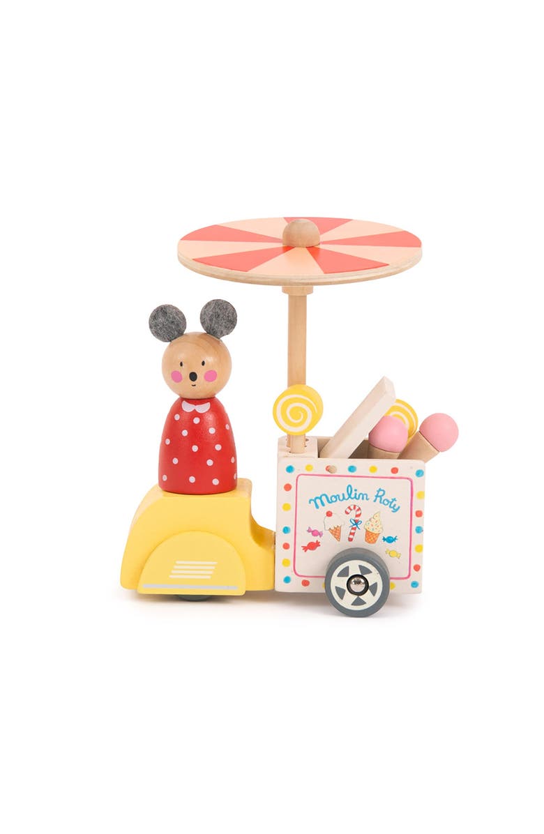 Moulin Roty Ice cream tricycle The Big Family, Main, color, Multi