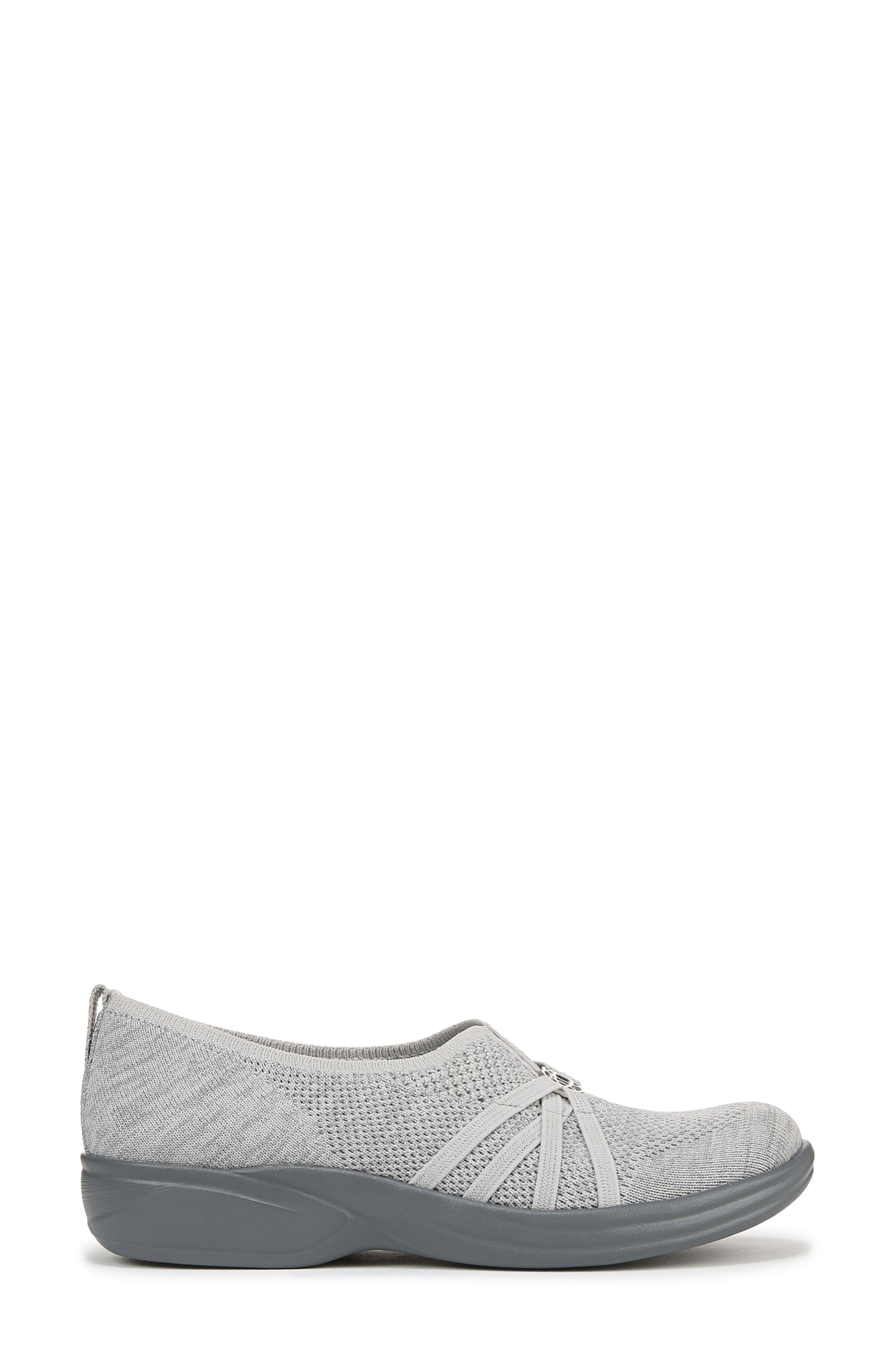 Niche Knit Slip-On Sneaker - Wide Width Available, Alternate, color, GREY KNIT