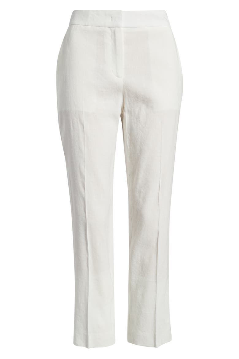 Tapria Slim Fit Crop Pants, Alternate, color, BRIGHT WHITE