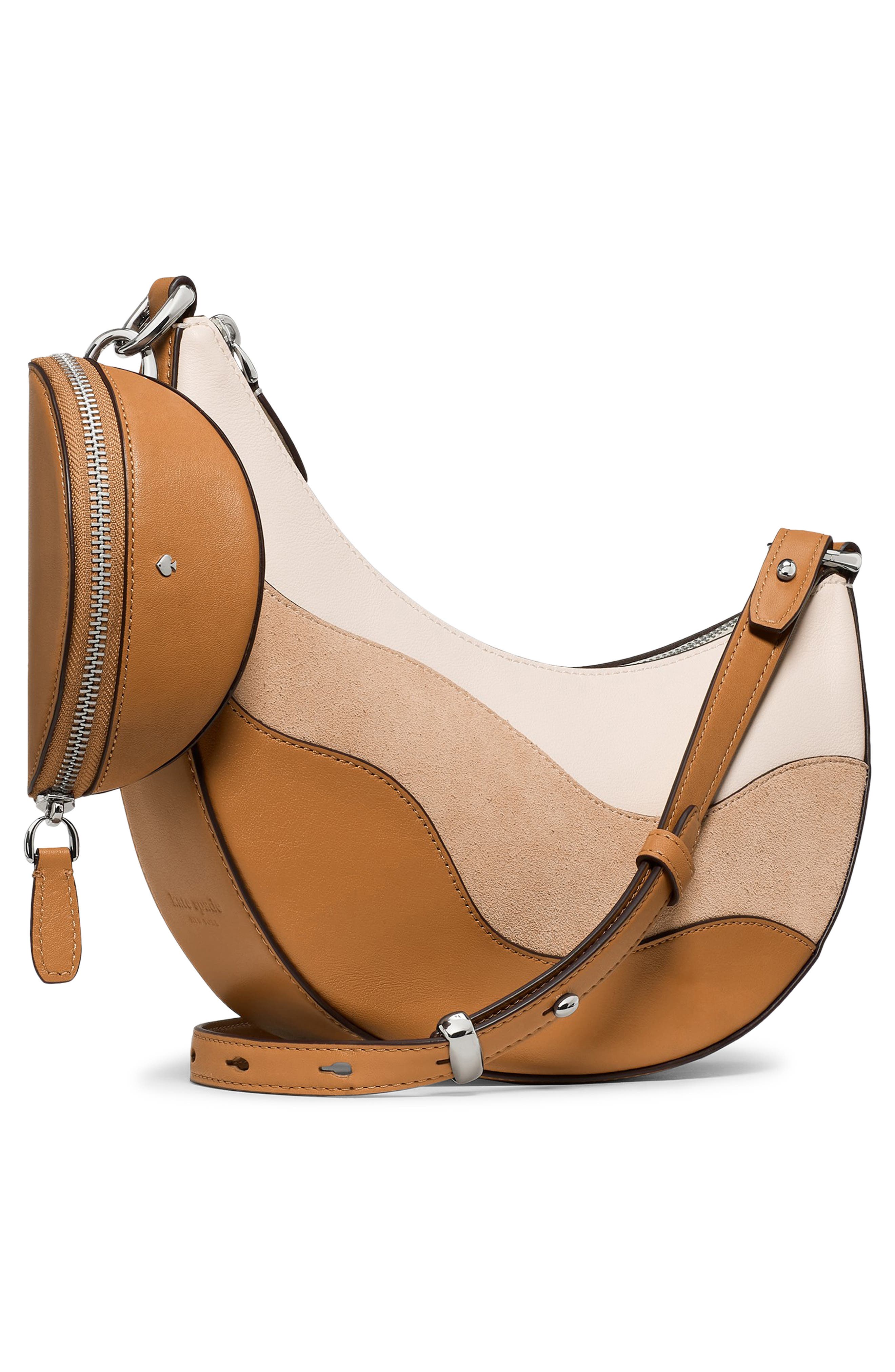 Kate Spade New York duo wavy crossbody bag, Alternate, color, Garden Soil