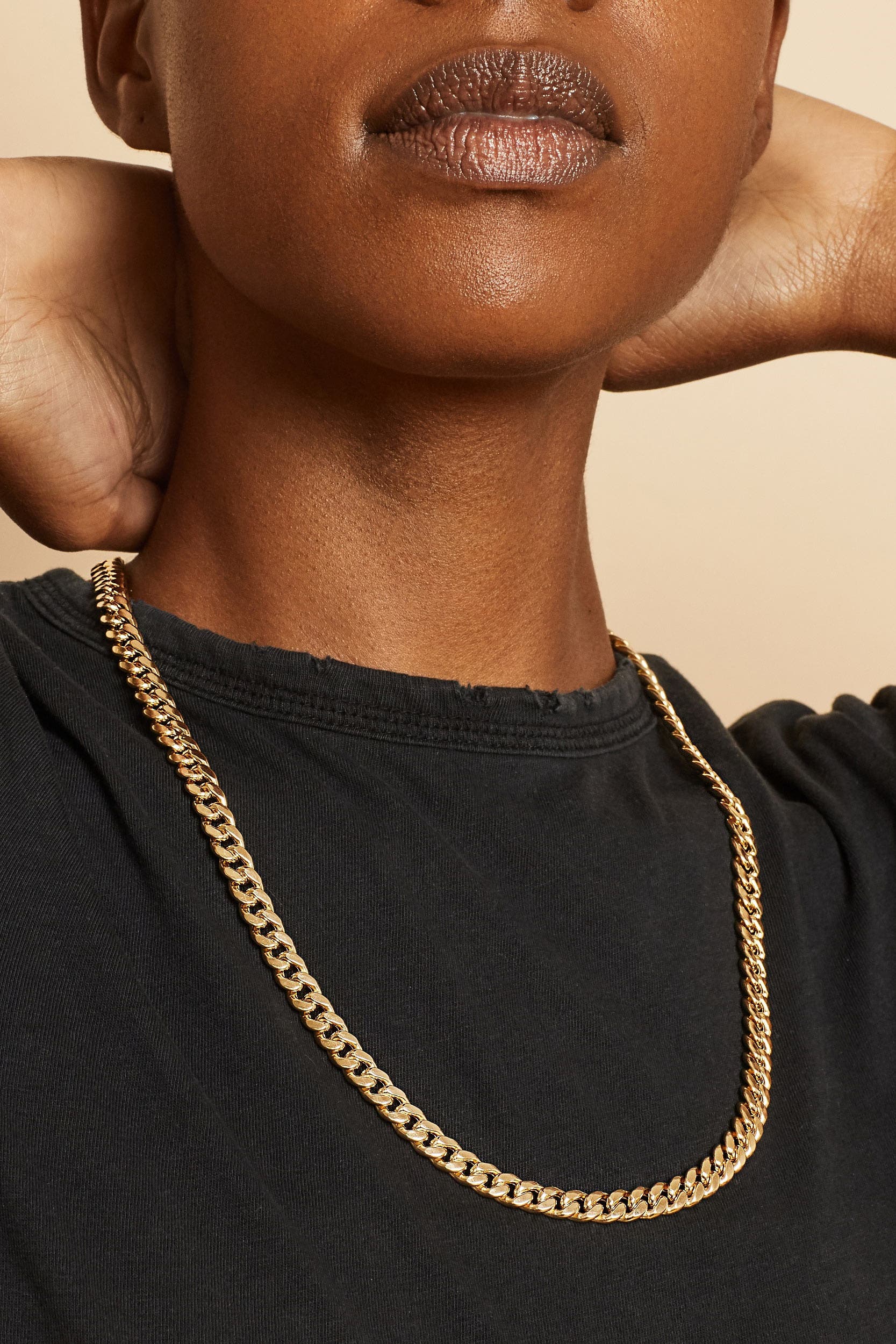 Oradina 14K Gold Estate Cuban Statement Chain Necklace (Women) | Nordstrom