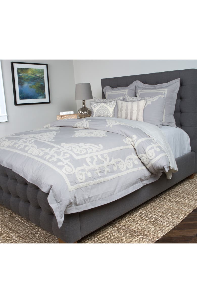 Villa Home Collection Patrina Embroidered Duvet Cover, Alternate, color,
