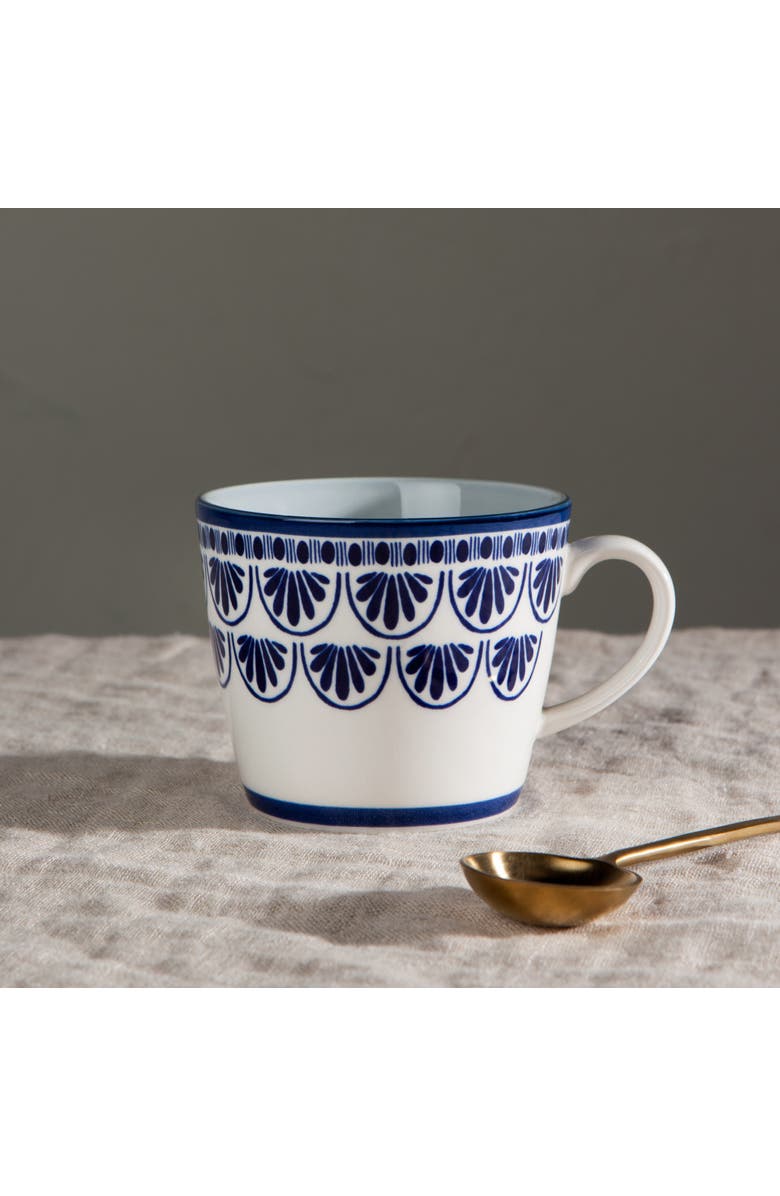 Danica Brands Porcelain Mug - Set of 6, Alternate, color, Blue