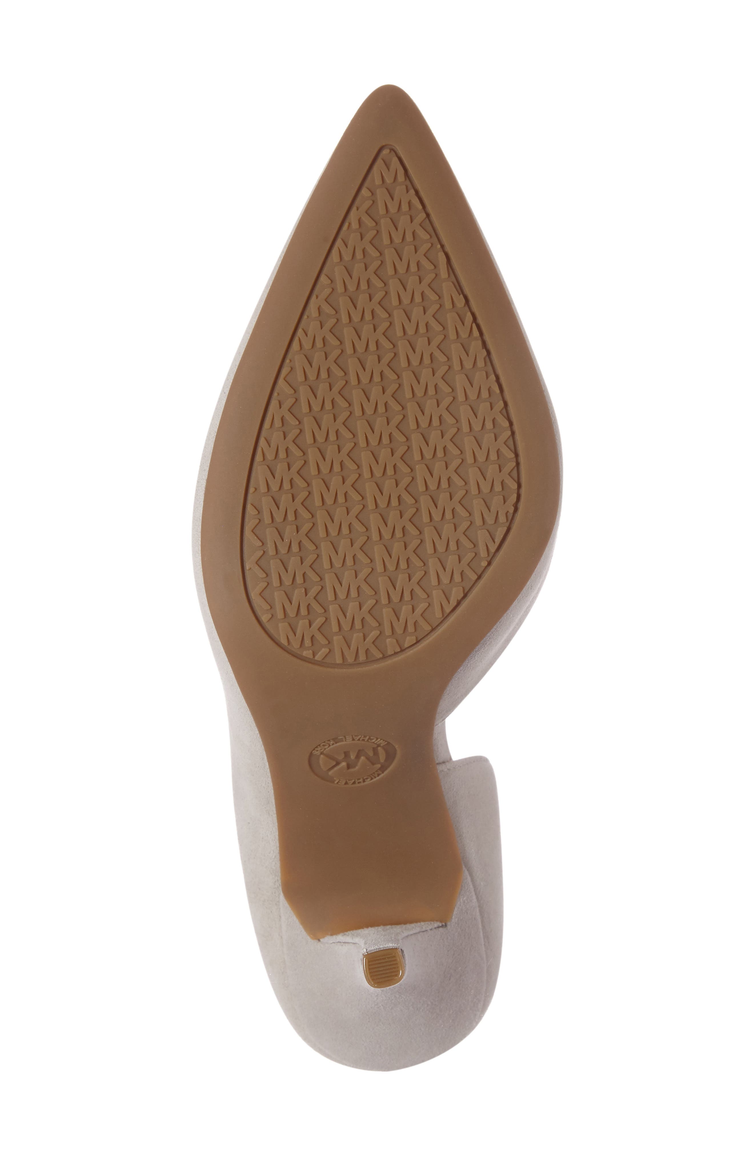 'Nathalie Flex' Half D'Orsay Pump, Alternate, color, CEMENT SUEDE