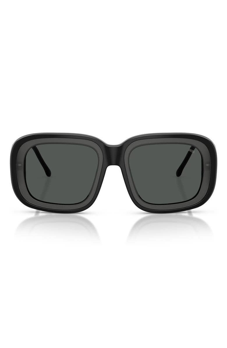 DIESEL<sup>®</sup> 52mm Square Sunglasses, Main, color, 