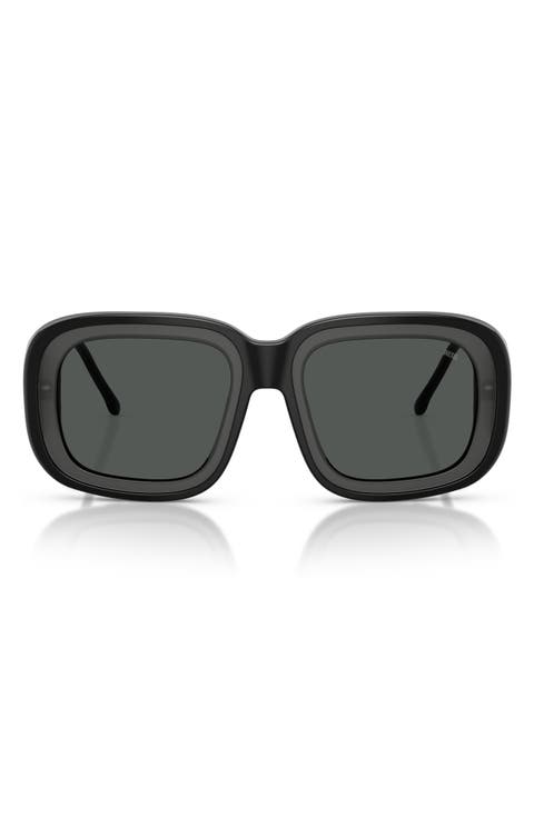 52mm Square Sunglasses