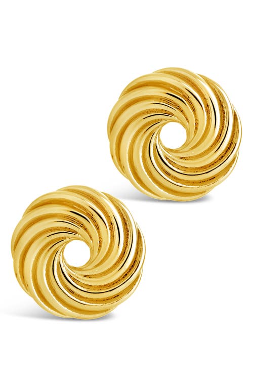 Sterling Forever Cruller Stud Earrings