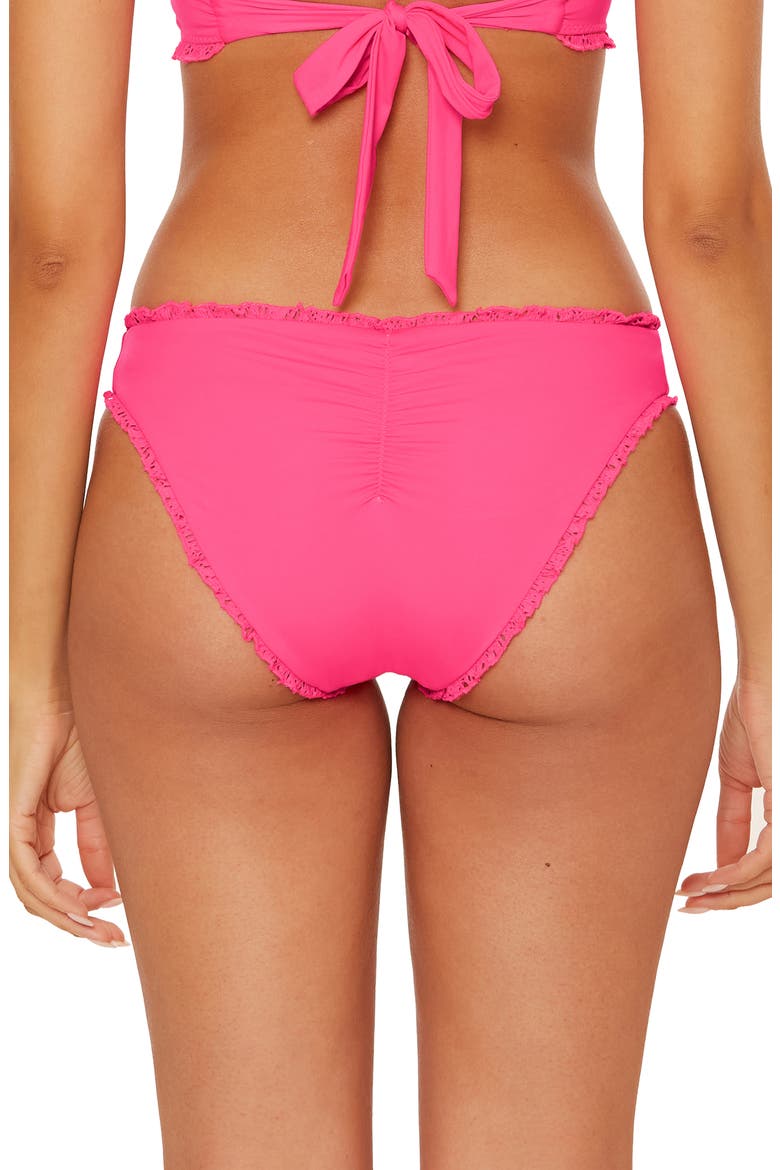 Frills Adela Hipster Bikini Bottoms, Alternate, color, PUNCH