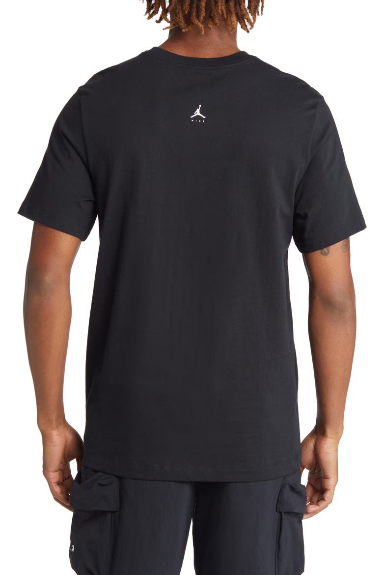 Men's Logo Graphic Tee, Alternate, color, BLACK/ NEW EMERALD/ INFRARED
