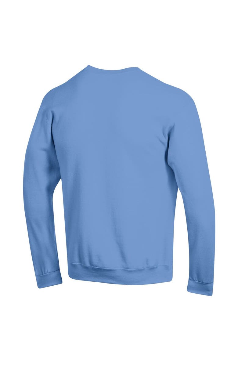 Champion Men's Champion  Light Blue Columbia University Basic Arch Fleece Pullover Sweatshirt, Alternate, color, 