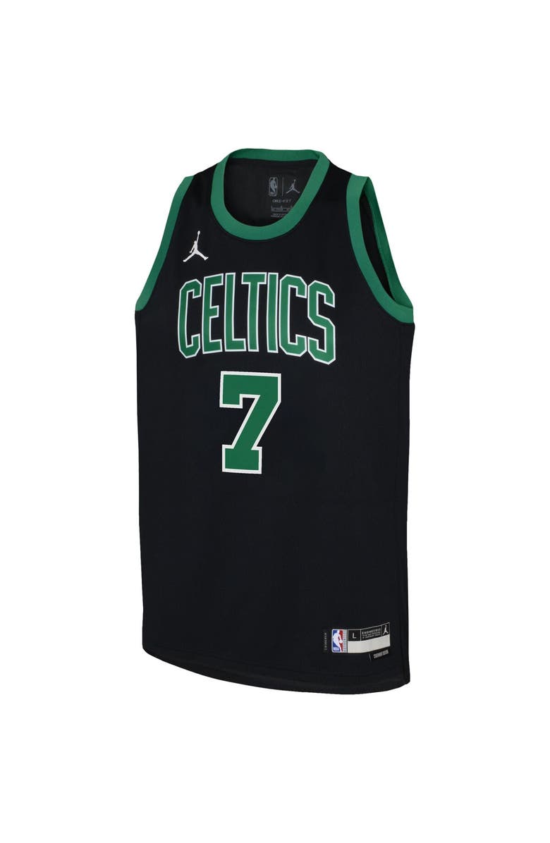 Jordan Brand Youth Jordan Brand Jaylen Brown Black Boston Celtics Swingman Jersey - Statement, Alternate, color, Black