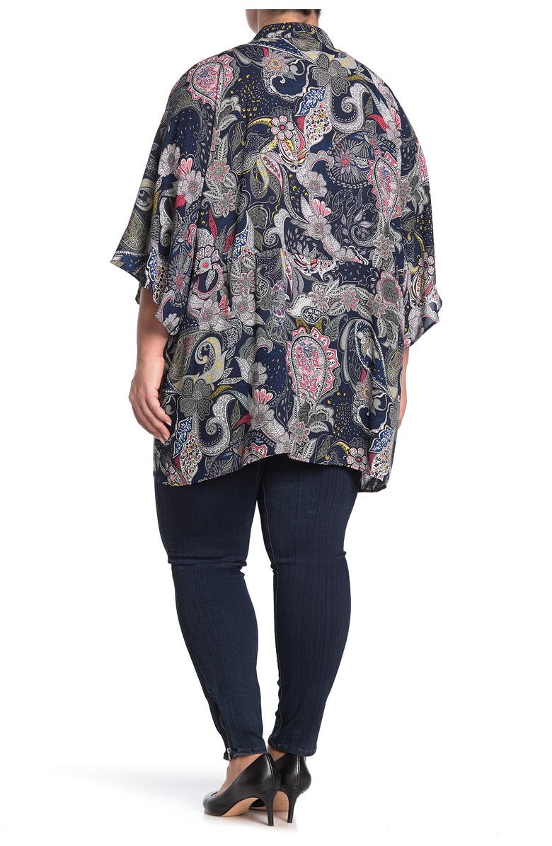 DR2 by Daniel Rainn Patterned Woven Ruana, Alternate, color, 