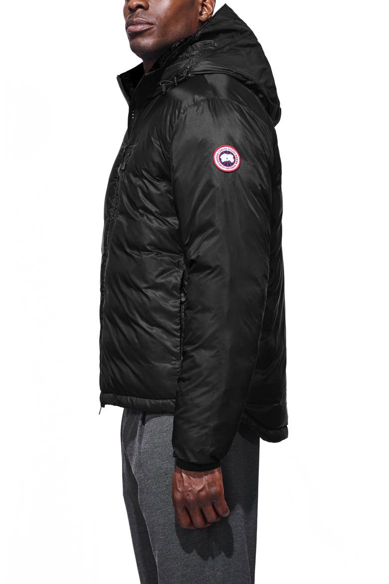Lodge Fusion Fit Packable Down Jacket, Alternate, color, BLACK/ BLACK