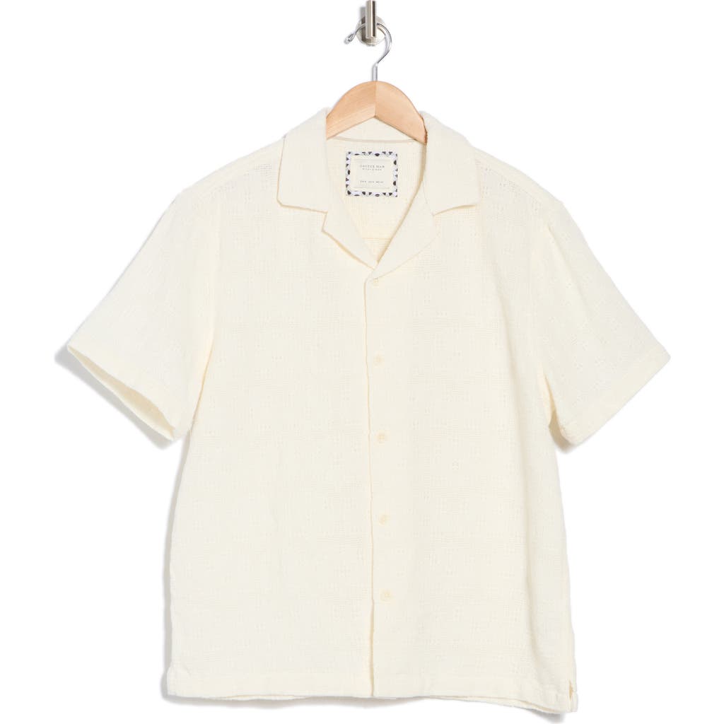 CACTUS MAN CACTUS MAN RELAX TEXTURED CAMP SHIRT