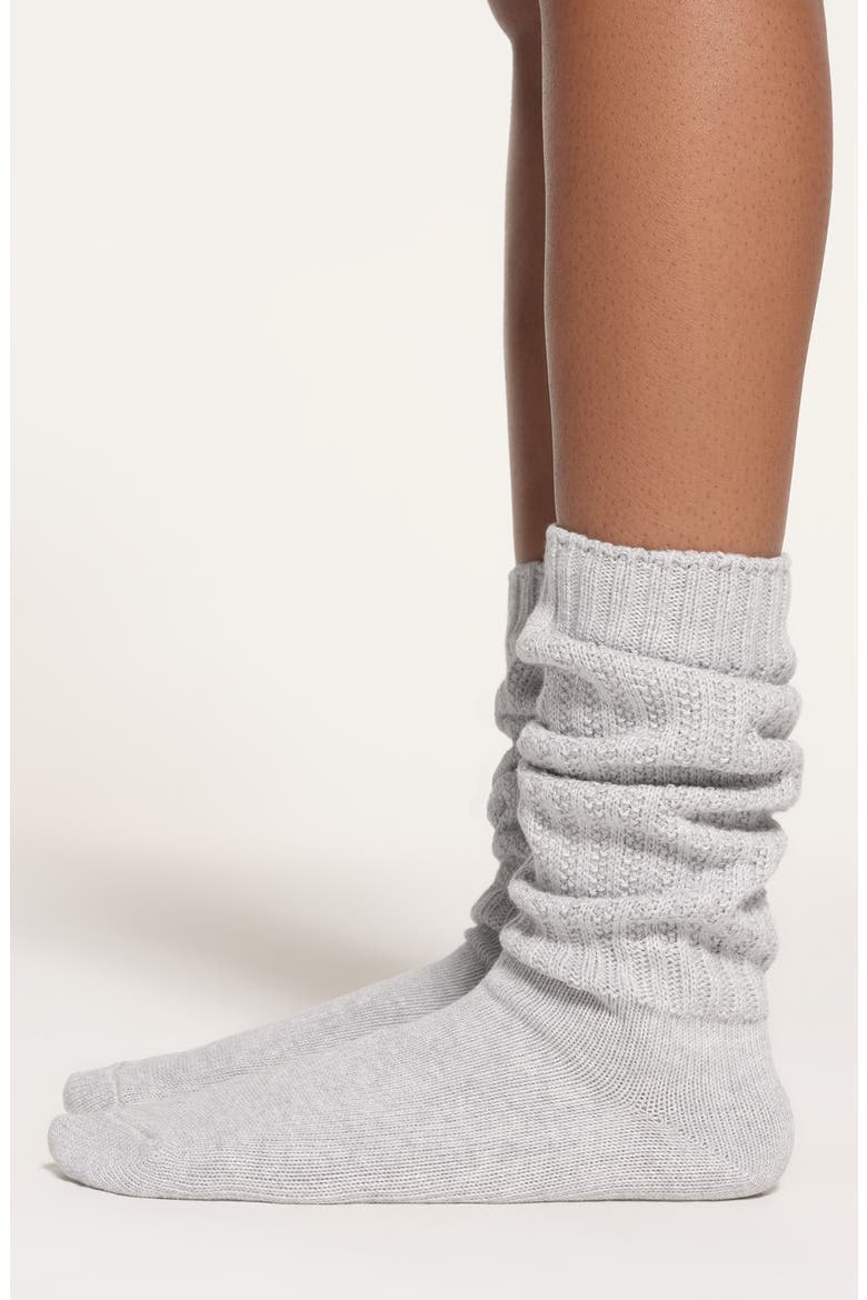 Assorted 3-Pack Slouch Slouch Socks, Alternate, color, LIGHT HEATHER GREY MULTI