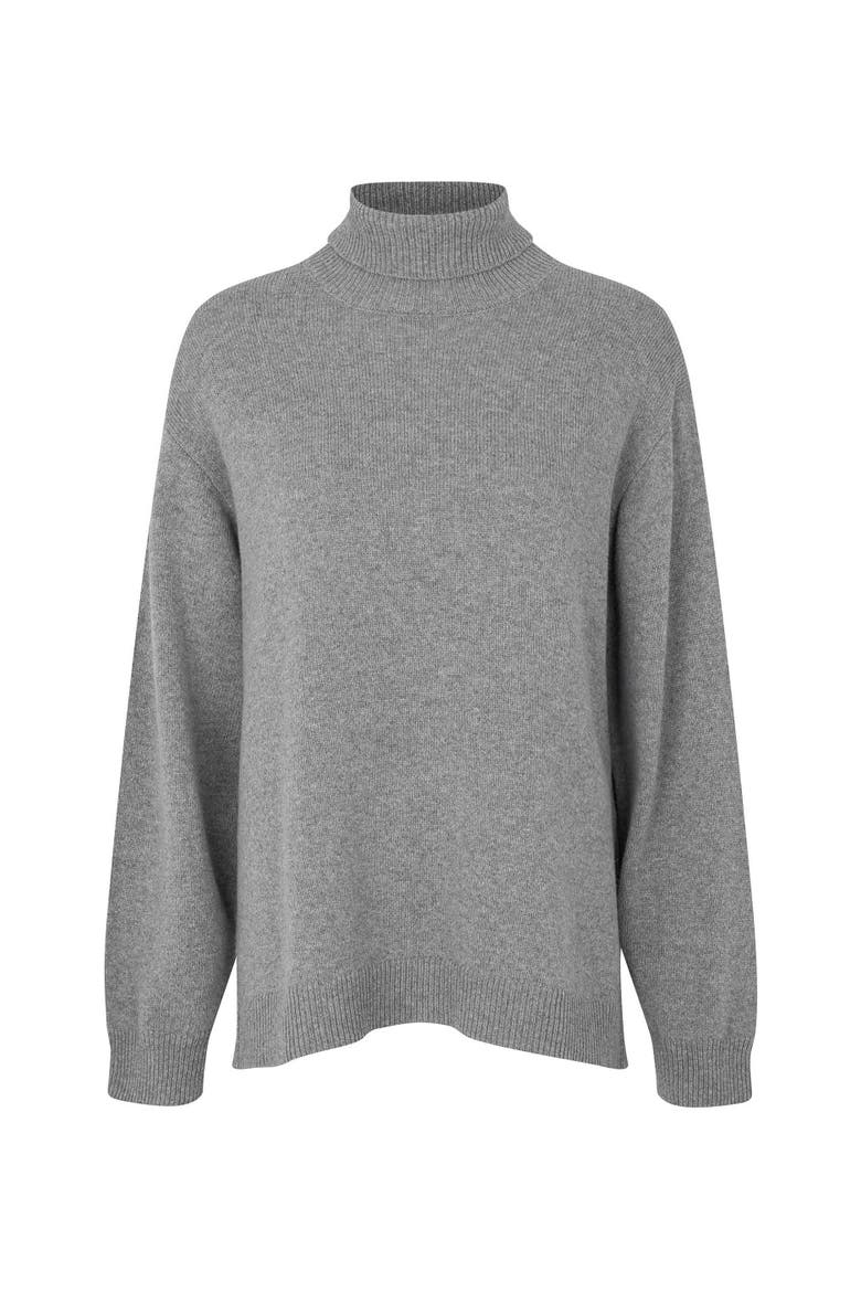 MaFaricka Long Sleeve Roll Neck Sweater, Alternate, color, M. Grey Mel.