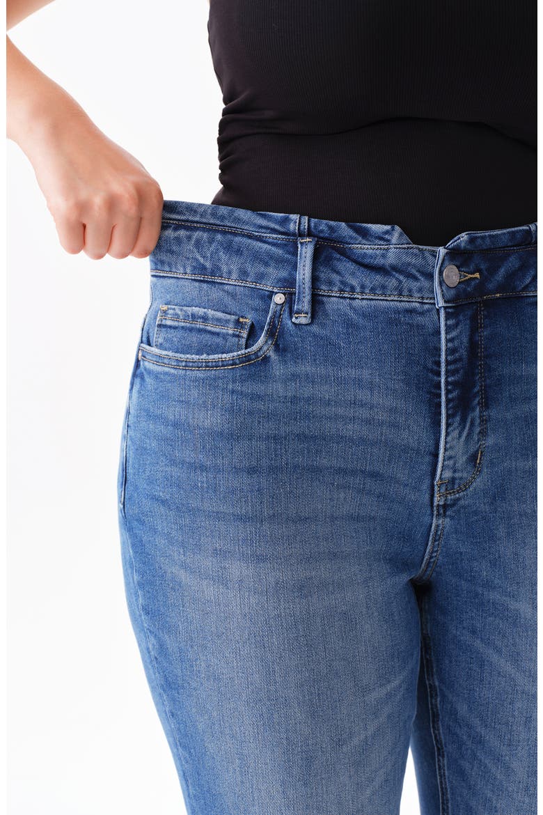 High Waist Flare Jeans, Alternate, color, VINTAQUA